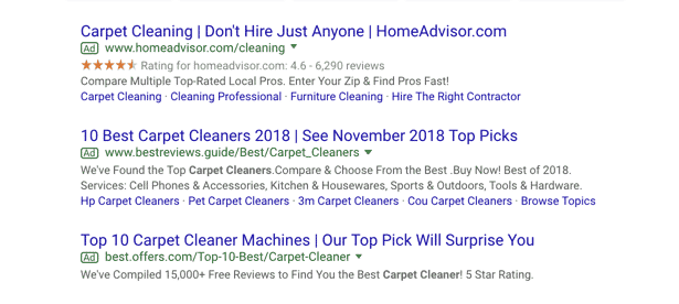 PPC Ads for small business website