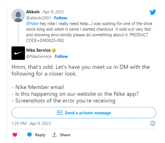 Reputation Management Examples: Nike