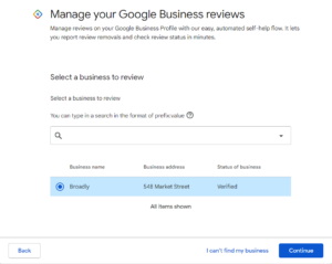 How to flag a review in your Business Profile Account: Step 2