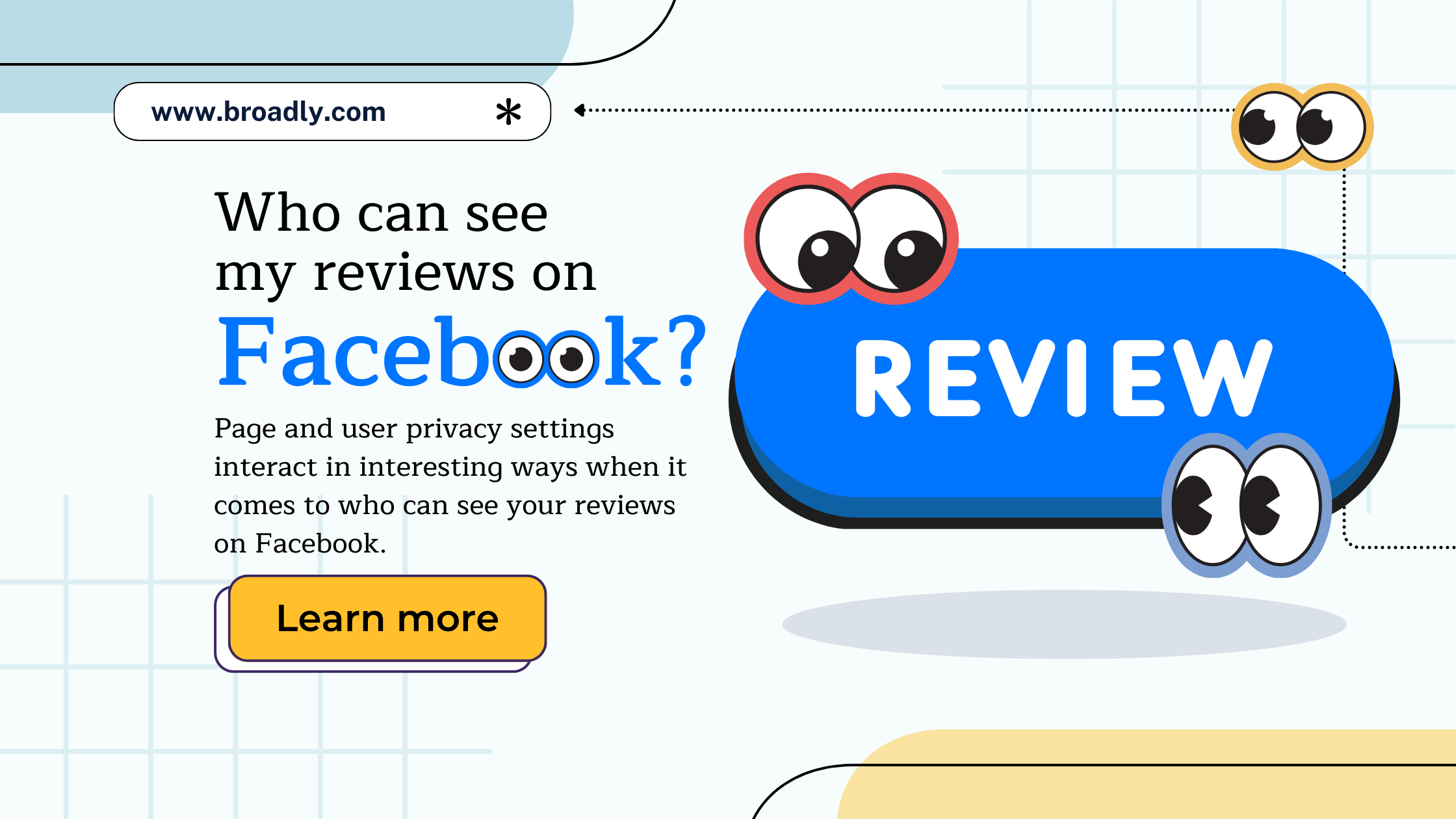 Who can see my reviews on Facebook?